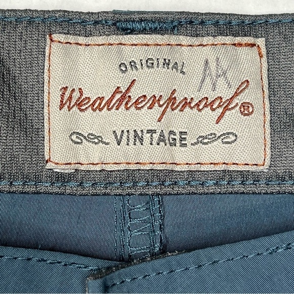 NWT WEATHERPROOF VINTAGE Men's Nylon Stretch Trail Shorts Greyish Blue Size 40 - Picture 16 of 16